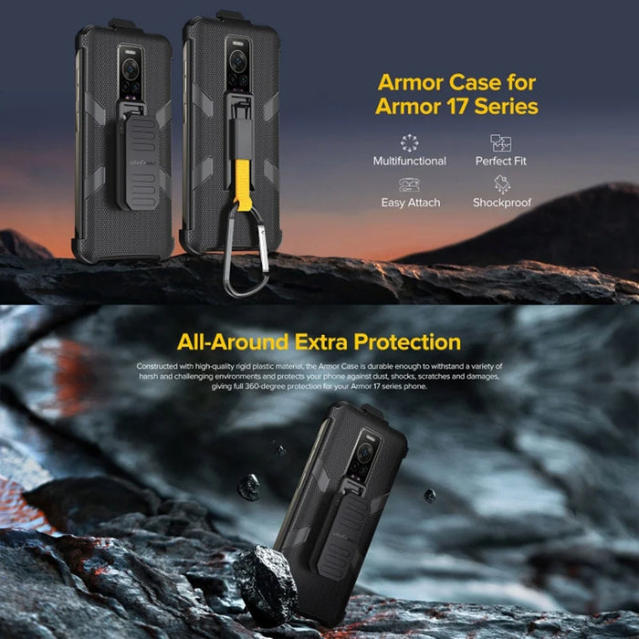 ULEFONE Multifunctional Protective Case for Ulefone Armor 17 Pro Rugged Smartphone Anti-Drop Phone Case - 4