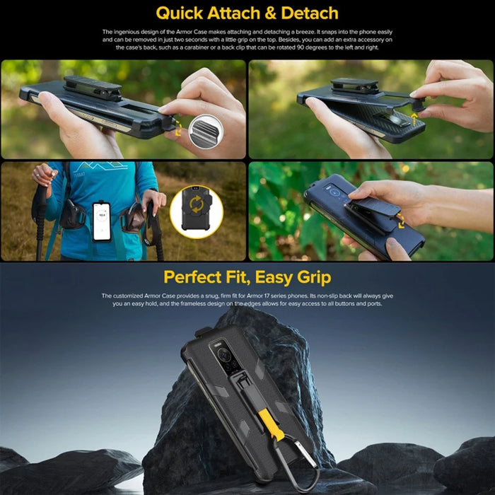 ULEFONE Multifunctional Protective Case for Ulefone Armor 17 Pro Rugged Smartphone Anti-Drop Phone Case - 5