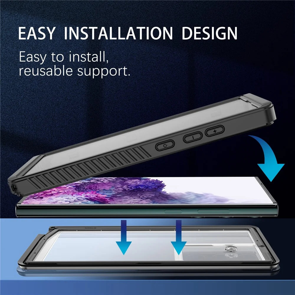 REDPEPPER FS Series For Samsung Galaxy S23 Ultra Waterproof Phone Case with Screen Protector P68 Full-Body Sturdy Cover [Support Fingerprint Unlock] - 2