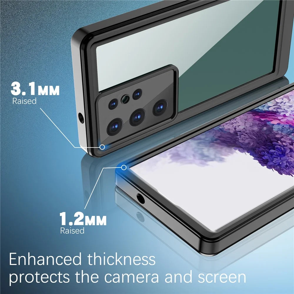 REDPEPPER FS Series For Samsung Galaxy S23 Ultra Waterproof Phone Case with Screen Protector P68 Full-Body Sturdy Cover [Support Fingerprint Unlock] - 6
