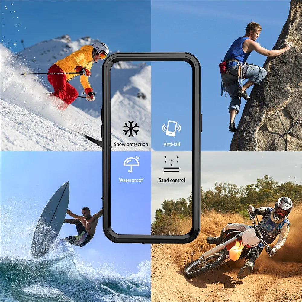 REDPEPPER FS Series For Samsung Galaxy S23 Ultra Waterproof Phone Case with Screen Protector P68 Full-Body Sturdy Cover [Support Fingerprint Unlock] - 7