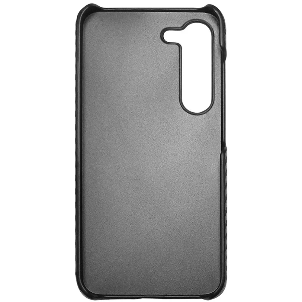 IMAK Ruiyi Series for Samsung Galaxy S23 PU Leather + PC Phone Case Carbon Fiber Texture Back Cover - 7