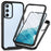 For Samsung Galaxy A34 5G PC + TPU Phone Case Shockproof Phone Cover with PET Screen Protector - Black - 1