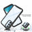 For Samsung Galaxy A34 5G PC + TPU Phone Case Shockproof Phone Cover with PET Screen Protector - Black - 2
