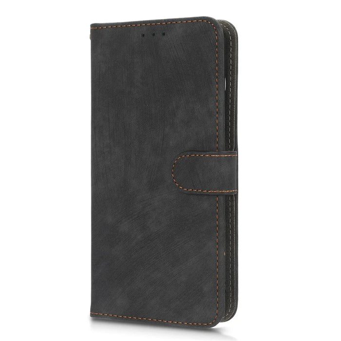 For OnePlus Ace 2 5G / 11R 5G Wallet Case RFID Blocking Leather Stand Phone Cover with Strap - Black - 7