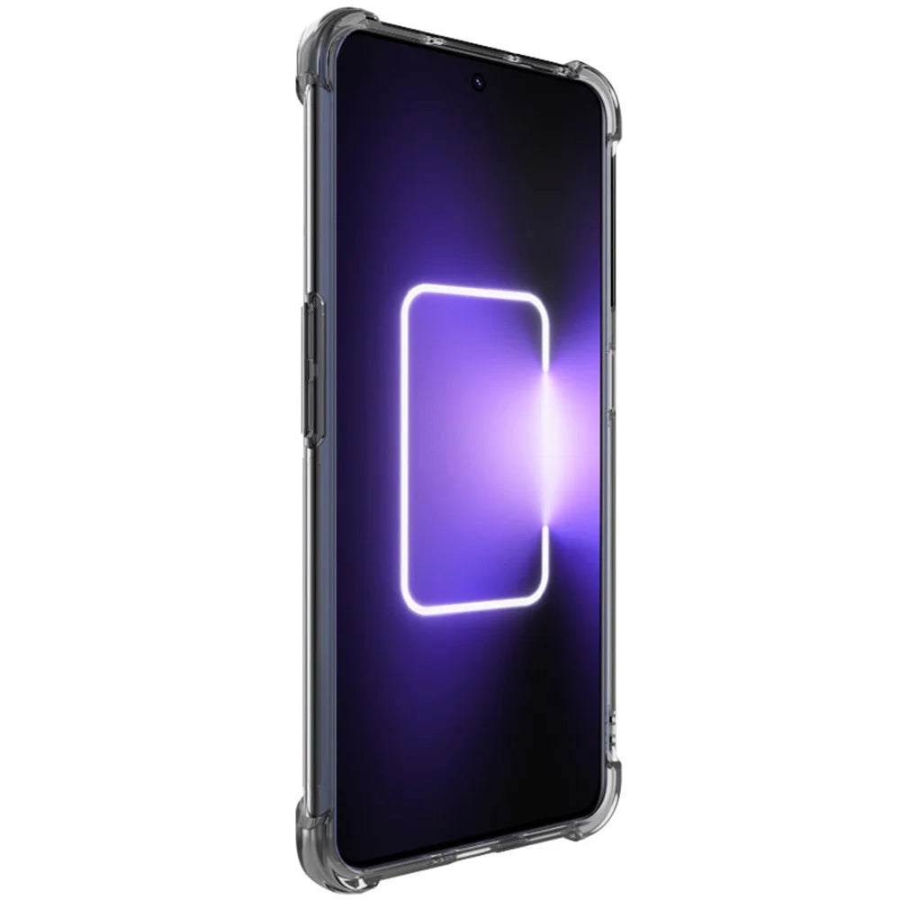 IMAK For Realme GT Neo 5 5G / GT3 5G Phone Case Shockproof Cushion Airbag TPU Phone Cover - Transparent Black - 3