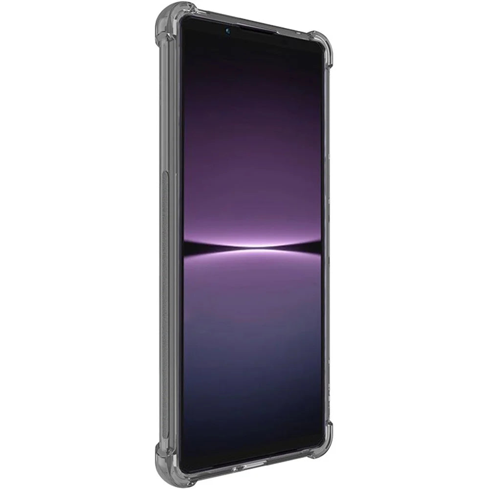 IMAK For Sony Xperia 1 V TPU Phone Case Airbag Drop Protection Cover - Transparent Black - 3