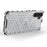 For Samsung Galaxy A34 5G Honeycomb Texture Protective Phone Case TPU+PC Shockproof Phone Cover - Grey - 3