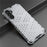 For Samsung Galaxy A34 5G Honeycomb Texture Protective Phone Case TPU+PC Shockproof Phone Cover - Grey - 4