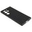 For Samsung Galaxy S23 Ultra Rubberized Texture Phone Case Soft TPU Fiber Lining Shockproof Protection Cover - Black - 3