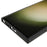 For Samsung Galaxy S23 Ultra Rubberized Texture Phone Case Soft TPU Fiber Lining Shockproof Protection Cover - Black - 5