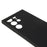 For Samsung Galaxy S23 Ultra Rubberized Texture Phone Case Soft TPU Fiber Lining Shockproof Protection Cover - Black - 6