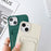 Protective Case for iPhone 14 Case Anti-Fall Liquid Silicone Phone Cover with Card Slot, Strap - Midnight Green - 7