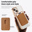 For iPhone 14 Plus TPU + PC Mobile Case Anti-scratch Magnetic Cover with Card Bag - Blackish Green - 3