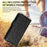 For Realme C55 4G Leather Wallet Phone Case Imprinted Triangle Flip Stand Protective Cover - Blue - 5