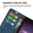 For Sony Xperia 1 V Skin-touch Leather Phone Case Stand Wallet Protective Phone Cover - Blue - 5