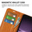 For Sony Xperia 1 V Wallet Cell Phone Case Calf Texture PU Leather Stand Phone Cover - Yellow - 5