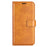 For Sony Xperia 1 V Wallet Cell Phone Case Calf Texture PU Leather Stand Phone Cover - Yellow - 7