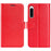 For Sony Xperia 10 V Leather Wallet Flip Cover Crazy Horse Texture Stand Phone Case with TPU Inner Shell - Red - 1