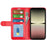 For Sony Xperia 10 V Leather Wallet Flip Cover Crazy Horse Texture Stand Phone Case with TPU Inner Shell - Red - 2