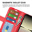 For Sony Xperia 10 V Leather Wallet Flip Cover Crazy Horse Texture Stand Phone Case with TPU Inner Shell - Red - 5
