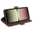 For Sony Xperia 10 V Leather Phone Stand Case Calf Texture Cell Phone Wallet Cover - Brown - 3