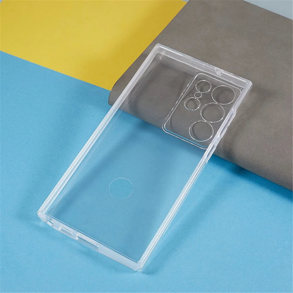 For Samsung Galaxy S23 Ultra TPU + Acrylic Clear Case Full Body Protection Phone Cover with PET Screen Protector - 5