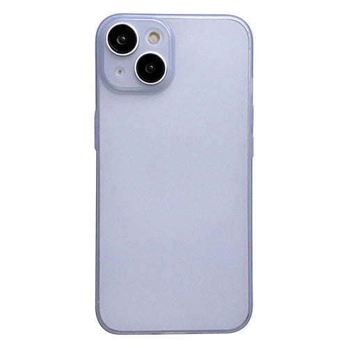 For iPhone 14 Ultra-Thin Matte Finish Phone Case Precise Cutout TPU Phone Cover - Blue - 1