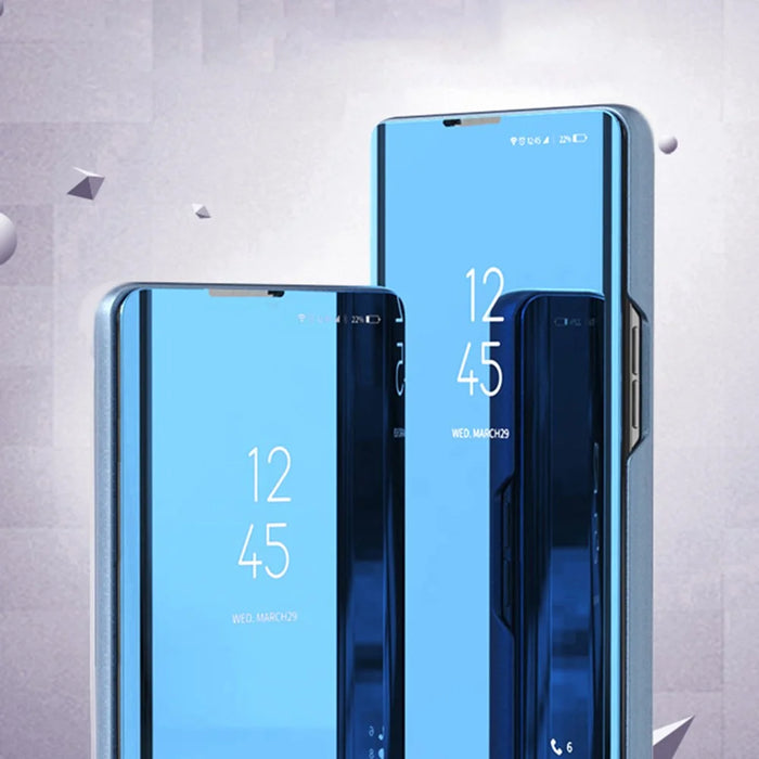 For Samsung Galaxy A34 5G Flip Leather Cover with Stand Full Body Protective Phone Case - Sky Blue - 3