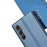 For Samsung Galaxy A34 5G Flip Leather Cover with Stand Full Body Protective Phone Case - Sky Blue - 5