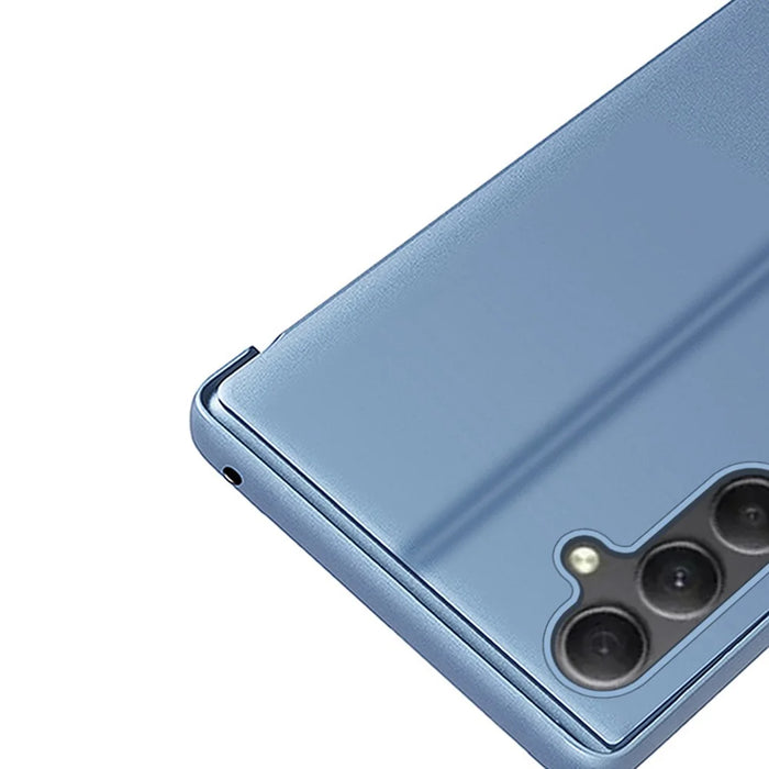 For Samsung Galaxy A34 5G Flip Leather Cover with Stand Full Body Protective Phone Case - Sky Blue - 6