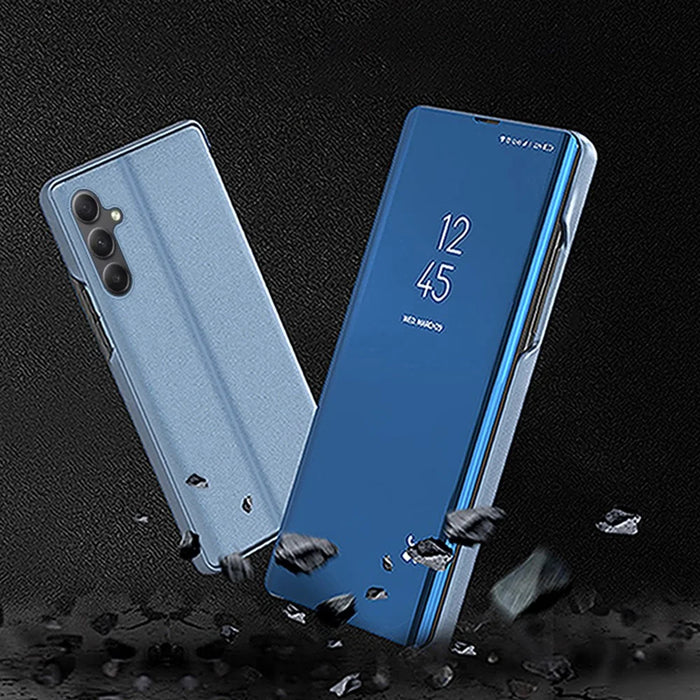 For Samsung Galaxy A34 5G Flip Leather Cover with Stand Full Body Protective Phone Case - Sky Blue - 7