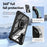 For Samsung Galaxy A54 5G Ring Kickstand Phone Case Alloy Lens Frame PC + TPU Protective Cover - Black - 5