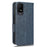 For TCL Ion X Leather Phone Case Wallet Stand Imprinted Triangle Anti-Drop Phone Cover - Blue - 7