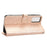 For TCL Ion X PU Leather Stand Wallet Phone Case Dot Pattern Imprinted Smartphone Cover - Rose Gold - 3