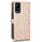 For TCL Ion X PU Leather Stand Wallet Phone Case Dot Pattern Imprinted Smartphone Cover - Rose Gold - 7