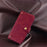 IDEWEI For Realme C55 Protective Phone Case Flip Leather Wallet Cell Phone Stand Cover - Red - 4