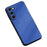 For Samsung Galaxy S23 Smartphone Case Cloth Texture TPU Protective Cover - Blue - 1