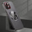 RH05 Protective Case for iPhone 14 Magnetic Phone Shell PU Leather Coated Soft TPU PC Case - Black - 2
