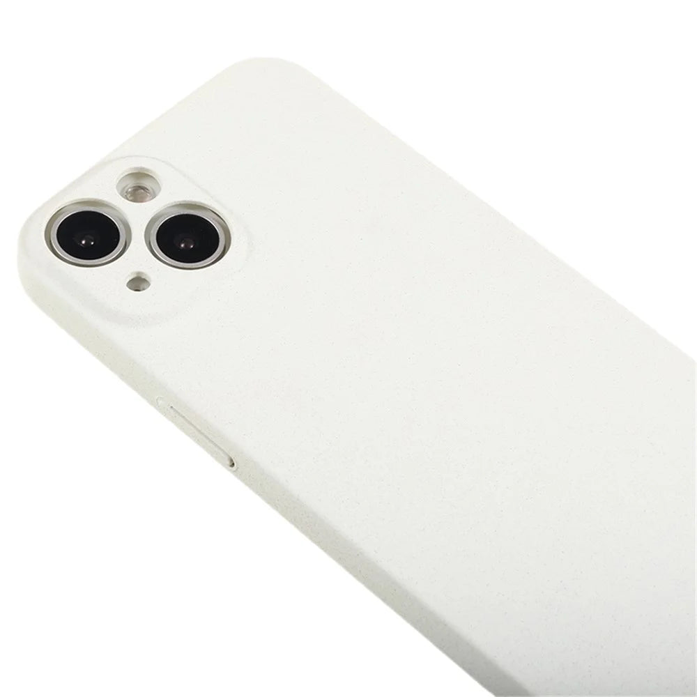 For iPhone 13 mini 5.4 inch Hard PC Shockproof Phone Case Camera Protection Matte Phone Cover - White - 5