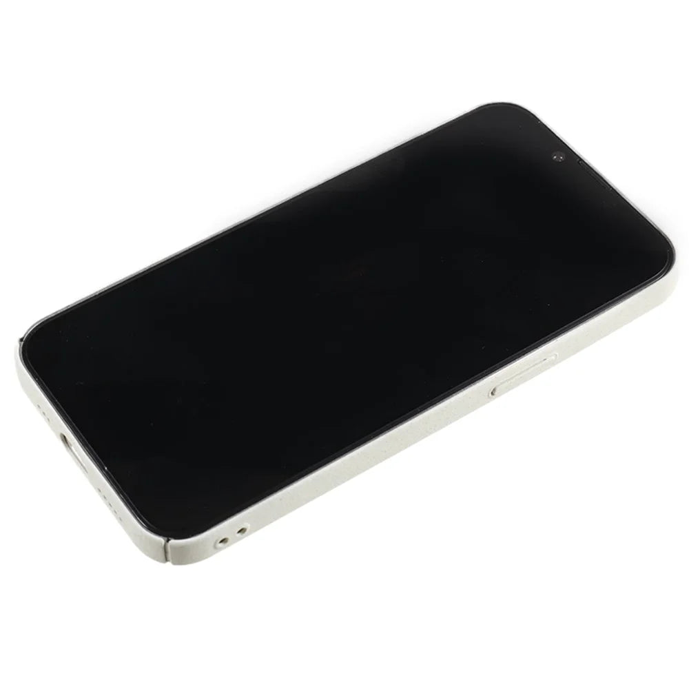 For iPhone 13 mini 5.4 inch Hard PC Shockproof Phone Case Camera Protection Matte Phone Cover - White - 6