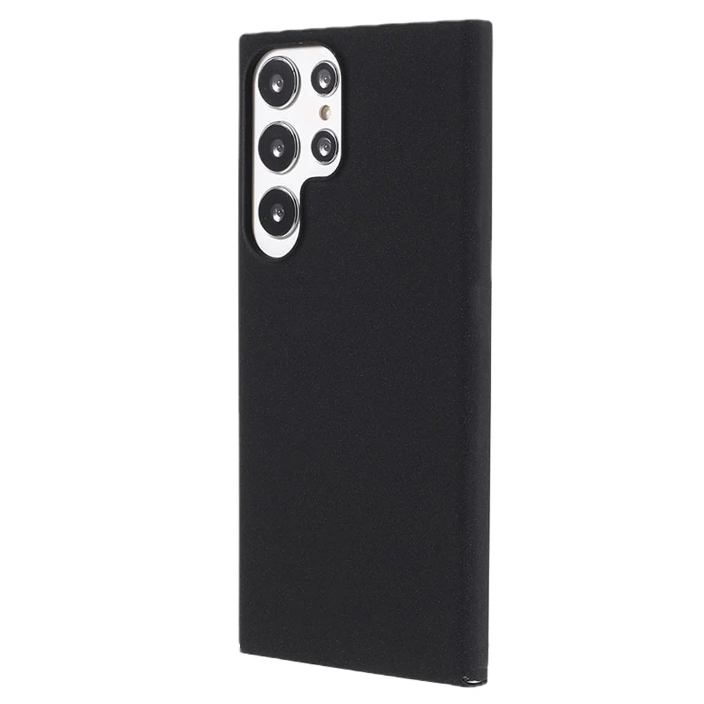 For Samsung Galaxy S23 Ultra Hard PC Matte Phone Case Protective Smartphone Cover - Black - 1