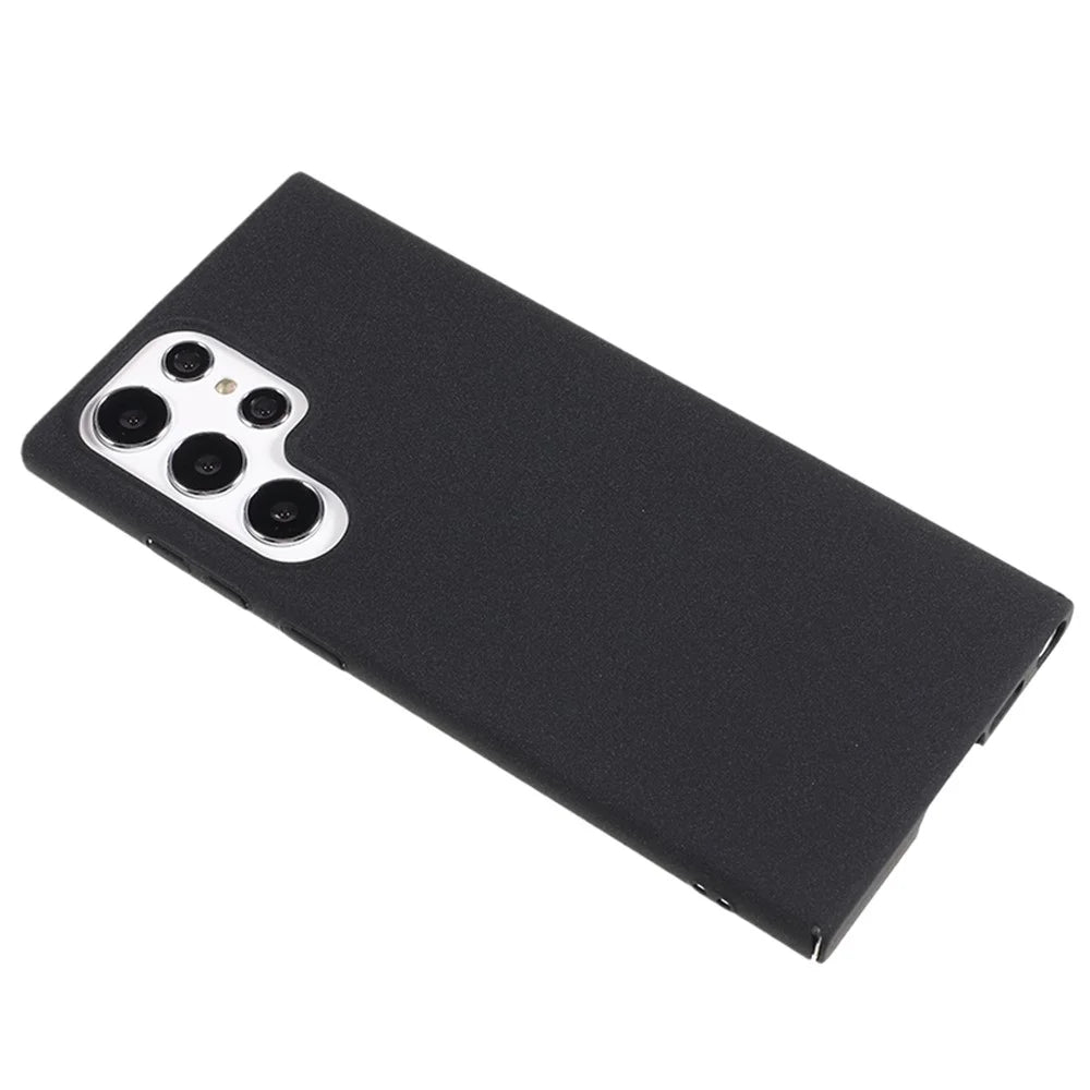 For Samsung Galaxy S23 Ultra Hard PC Matte Phone Case Protective Smartphone Cover - Black - 4