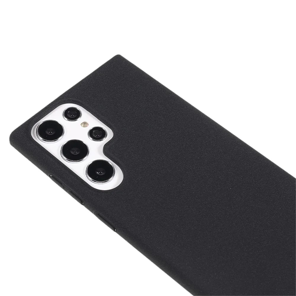 For Samsung Galaxy S23 Ultra Hard PC Matte Phone Case Protective Smartphone Cover - Black - 5