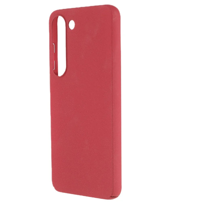 For Samsung Galaxy S21 FE 5G Shockproof Phone Case Matte Texture Anti-Dust Hard PC Phone Cover - Wine Red - 2
