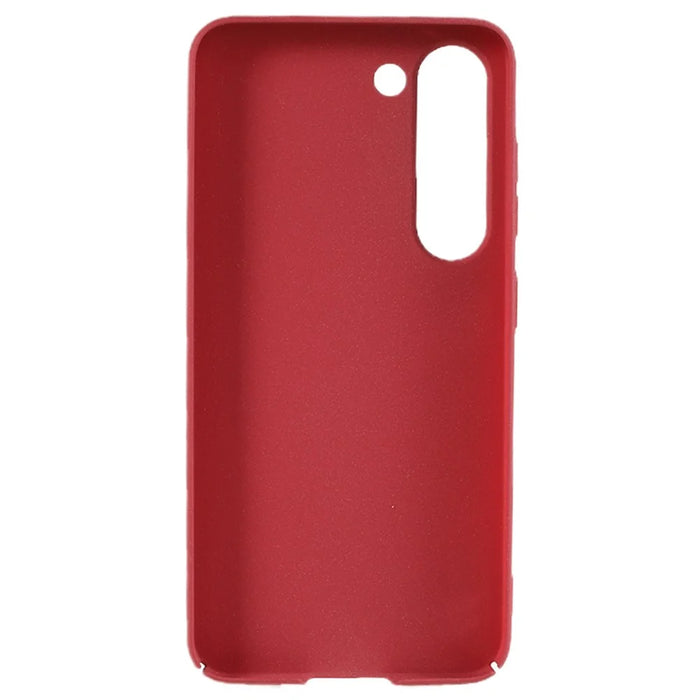 For Samsung Galaxy S22 5G Cell Phone Case Shockproof Matte Texture Anti-scratch Hard PC Phone Cover - Wine Red - 4