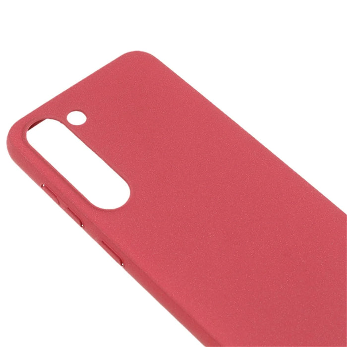 For Samsung Galaxy S21+ 5G Matte Texture Hard PC Phone Cover Shockproof Phone Case - Wine Red - 5