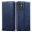 LC.IMEEKE For Samsung Galaxy A14 4G / 5G PU Leather Flip Wallet Case RFID Blocking Stand Phone Cover - Blue - 1
