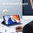 LC.IMEEKE For Samsung Galaxy A14 4G / 5G PU Leather Flip Wallet Case RFID Blocking Stand Phone Cover - Blue - 4
