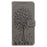 For Samsung Galaxy A54 5G PU Leather Wallet Phone Case Deer Tree Pattern Stand Cover - Grey - 6
